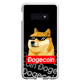 Чехол для Samsung S10E с принтом DOGECOIN / DOGE / ДОГИКОИН в Рязани, Силикон | Область печати: задняя сторона чехла, без боковых панелей | crypto | cryptocurrency | doge | dogecoin | elon mask | trading | биржа криптовалют | доги | догикоин | илон маск | криптовалюта | мем | трейдинг.