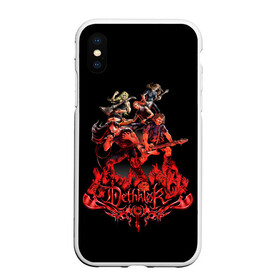 Чехол для iPhone XS Max матовый с принтом Dethklok concert в Рязани, Силикон | Область печати: задняя сторона чехла, без боковых панелей | dethklok | metalocalypse | апокалипсис | вильям мердерфэйс | металл | металлапокалипсис | мульт | мультфильм | пиклз | рок группа | сквизгаард эксплоужен | токи вортуз