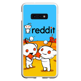 Чехол для Samsung S10E с принтом REDDIT / РЕДДИТ / UPVOTE ART в Рязани, Силикон | Область печати: задняя сторона чехла, без боковых панелей | Тематика изображения на принте: forum | logo | memeeconomy | memes | reddit | the button | upvoted | арт | вверх | градиент | лого | логотип | мемы | персонажи. | поднять голос | подписчики | реддит | редит | сабреддит | социальная сеть | стрелки | тайный санта