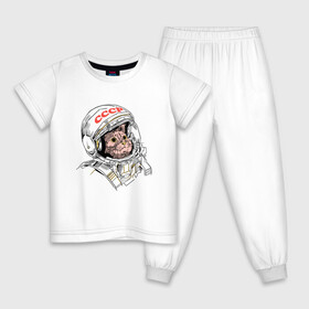 Детская пижама хлопок с принтом СССР Кот космонавт в Рязани, 100% хлопок |  брюки и футболка прямого кроя, без карманов, на брюках мягкая резинка на поясе и по низу штанин
 | astronaut | cat | cccp | gagarin | helmet | nasa | space cat | space suit | ussr | астронавт | гагарин | космический кот | космонавтика | кот в космосе | кот в скафандре | кот в шлеме | кот гагарин | кошка | наса | поехали | роскосмос