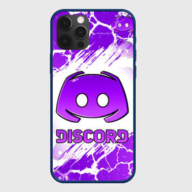 Чехол для iPhone 12 Pro с принтом DISCORD / ДИСКОРД / ТРЕЩИНЫ в Рязани, силикон | область печати: задняя сторона чехла, без боковых панелей | discord | discord nitro | gamer | games | гранж. | дискорд | дискорд бот | дискорд нитро | дискорд сервер | игры | логотип | социальные сети | трещины | узор | фон