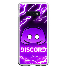 Чехол для Samsung S10E с принтом DISCORD / ДИСКОРД / МОЛНИЯ  в Рязани, Силикон | Область печати: задняя сторона чехла, без боковых панелей | discord | discord nitro | gamer | games | дискорд | дискорд бот | дискорд нитро | дискорд сервер | игры | логотип | молния | пурпурный | свет | социальные сети | фиолетовый.