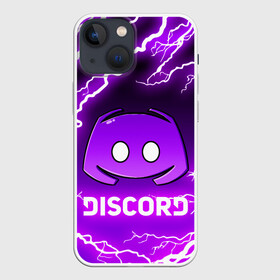 Чехол для iPhone 13 mini с принтом DISCORD   ДИСКОРД   МОЛНИЯ в Рязани,  |  | discord | discord nitro | gamer | games | дискорд | дискорд бот | дискорд нитро | дискорд сервер | игры | логотип | молния | пурпурный | свет | социальные сети | фиолетовый.