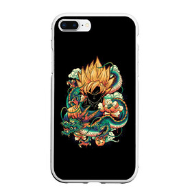 Чехол для iPhone 7Plus/8 Plus матовый с принтом Dragon Ball. Retro Style в Рязани, Силикон | Область печати: задняя сторона чехла, без боковых панелей | ball | birus | boo | broly | dragon | frieza | goku | majin | piccolo | saiyan | sayan | sell | sleep | super | trunks | vejeta | бирус | броли | буу | веджета | гоку | драконий | жемчуг | курилин | маджин | пикколо | сайян | саян | селл | сон | супер | т