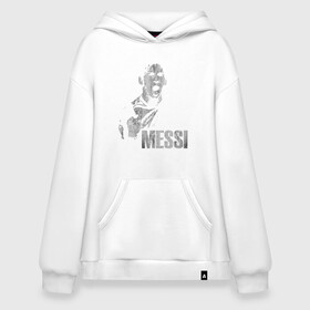 Худи SuperOversize хлопок с принтом Messi Scream в Рязани, 70% хлопок, 30% полиэстер, мягкий начес внутри | карман-кенгуру, эластичная резинка на манжетах и по нижней кромке, двухслойный капюшон
 | argentina | barca | barcelona | football | lionel | messi | spain | sport | аргентина | барса | барселона | гол | золотой мяч | игрок | испания | камп ноу | лионель | месси | мяч | спорт | тренер | футбол | чемпион | чемпионат