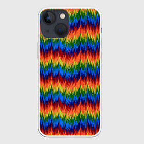 Чехол для iPhone 13 mini с принтом РАДУЖНАЯ КИСЛОТА в Рязани,  |  | acid | hippy | neon | rainbow | rasta | едкий | кислотный | летний | неоновый | радиоактивный | раста | солнечный | спектры | тепловизор | теплый | хиппи | яркий