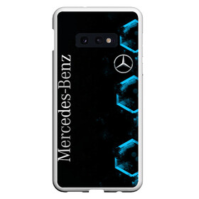 Чехол для Samsung S10E с принтом Mercedes Мерседес Неон в Рязани, Силикон | Область печати: задняя сторона чехла, без боковых панелей | Тематика изображения на принте: amg | auto | benz | blue | bmw | car | deutchland | germany | gts | mercedes | neon | авто | автомобиль | амг | бенз | бенц | бмв | германия | машина | мерседес | немецкий | неон | неоновые | неоновый | соты