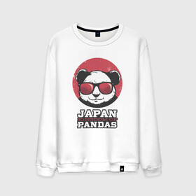 Мужской свитшот хлопок с принтом Japan Kingdom of Pandas в Рязани, 100% хлопок |  | art | japanese | panda | retro look | style | vintage look | арт | винтаж | винтажный стиль | кингдом | королевство | королевство панд | крутая панда в очках | панда | пандочка | ретро стиль | рисунок панды | япония | 