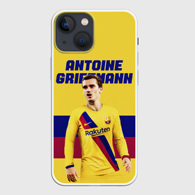 Чехол для iPhone 13 mini с принтом ANTOINE GRIEZMANN   ГРИЗМАНН в Рязани,  |  | antoine griezmann | barcelona | football | sport | антуан гризманн | барселона | номер 7 | сборная франции | спорт. | футбол