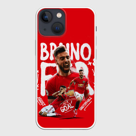 Чехол для iPhone 13 mini с принтом БРУНО ФЕРНАНДЕШ   МАНЧЕСТЕР в Рязани,  |  | bruno miguel borges fernandes | football | manchester united | sport | бруно фернандеш | манчестер юнайтед | спорт. | футбол