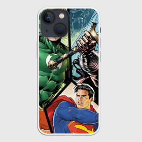 Чехол для iPhone 13 mini с принтом Комиксы коллаж в Рязани,  |  | batmen | dc | бетмен | железный человек | зак снайдер | зеленый фонарь | коллаж | комиксы | комиксы 2021 | комиксы2021 | лига | лига 2021 | лига справедливости | марвел | радуга | справедливость | супергерои