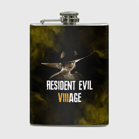 Фляга с принтом RESIDENT EVIL VILLAGE | LADY DIMITRESCU (Z) в Рязани, металлический корпус | емкость 0,22 л, размер 125 х 94 мм. Виниловая наклейка запечатывается полностью | horror | lady dimitrescu | resident evil | resident evil 8 | village | демитреска | деревня | димитреску | леди димитреска | обитель зла | резидент эвил | ресидент евил | хоррор