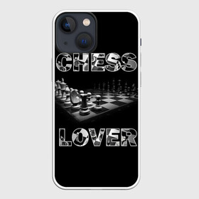 Чехол для iPhone 13 mini с принтом Chess Lover | Любитель шахмат в Рязани,  |  | chess lover | любитель шахмат | шах и мат | шахматные фигуры | шахматы