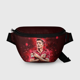 Поясная сумка 3D с принтом Левандовски Lewandowski 9 в Рязани, 100% полиэстер | плотная ткань, ремень с регулируемой длиной, внутри несколько карманов для мелочей, основное отделение и карман с обратной стороны сумки застегиваются на молнию | 9 | ball | bayern | fc | fifa | footbal | lewandowski | munchen | pes | robert | soccer | бавария | левандовски | лига | мюнхен | мяч | мячик | поле | польша | роберт | спорт | форма | футбол | футболист | футбольная | футбольный | чемпион |