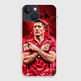 Чехол для iPhone 13 mini с принтом Левандовски | Lewandowski | 9 в Рязани,  |  | 9 | ball | bayern | fc | fifa | footbal | lewandowski | munchen | pes | robert | soccer | бавария | левандовски | лига | мюнхен | мяч | мячик | поле | польша | роберт | спорт | форма | футбол | футболист | футбольная | футбольный | чемпион |