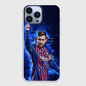 Чехол для iPhone 13 Pro Max с принтом Lionel Messi | Barcelona | 10 в Рязани,  |  | 10 | argentina | barcelona | fc | fifa | footbal | leo | lionel | messi | soccer | аргентина | барселона | лео | лига | лионель | месси | мяч | мячик | поле | спорт | форма | футбол | футболист | футбольная | футбольный | чемпион