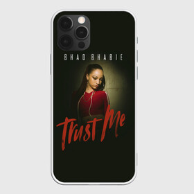 Чехол для iPhone 12 Pro с принтом Bhad Bhabie Trust me в Рязани, силикон | область печати: задняя сторона чехла, без боковых панелей | bad bhabi | bad bhabie | bad fabi | bad phabie | bhabie | bhad fabhi | danielle bregoli | gansta | gucci | hip hop | phabie | rap | trap | бэд фаби | бэд фабия | гучи | реп | рэп | трэп | фабия | хип хоп