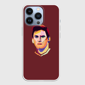 Чехол для iPhone 13 Pro с принтом Месси. Поп Арт в Рязани,  |  | art | boys | champion | football | form | grandoli | leonel | messi | newells | old | player | pop | soccer | uniform | барселона | бойз | грандоли | золотой | легенда | лионель | месси | мяч | ньюэллс | олд | форма | футбол | футбол