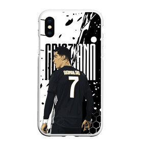 Чехол для iPhone XS Max матовый с принтом КРИШТИАНУ РОНАЛДУ JUVENTUS в Рязани, Силикон | Область печати: задняя сторона чехла, без боковых панелей | cristiano ronaldo | football | juventus | sport | криштиану роналду | сборная португалии. | спорт | футбол | ювентус