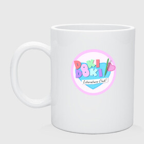 Кружка керамическая с принтом Doki Doki Literature Club | Logo (Z) в Рязани, керамика | объем — 330 мл, диаметр — 80 мм. Принт наносится на бока кружки, можно сделать два разных изображения | doki doki | doki doki literature club | monika | natsuki | sayori | team salvato | yuri | доки | доки доки | литературный клуб | моника | нацуки | саёри | юри