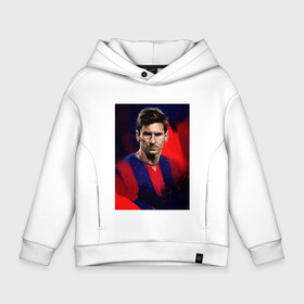 Детское худи Oversize хлопок с принтом Messi - The Best в Рязани, френч-терри — 70% хлопок, 30% полиэстер. Мягкий теплый начес внутри —100% хлопок | боковые карманы, эластичные манжеты и нижняя кромка, капюшон на магнитной кнопке | Тематика изображения на принте: argentina | barca | barcelona | football | lionel | messi | spain | sport | аргентина | барса | барселона | гол | золотой мяч | игрок | испания | камп ноу | лионель | месси | мяч | спорт | тренер | футбол | чемпион |