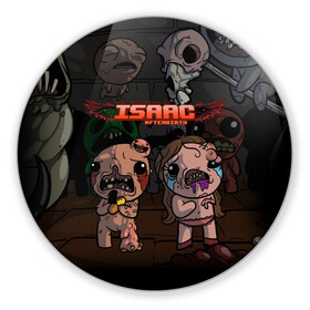 Коврик для мышки круглый с принтом The Binding of Isaac | Жертвоприношение Исаака (Z) в Рязани, резина и полиэстер | круглая форма, изображение наносится на всю лицевую часть | Тематика изображения на принте: binding isaac | binding of isaac | the binding of isaac | голос бога | жертвоприношение исаака | исаак | компьютерная игра | маленький исаак