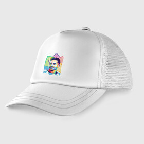 Детская кепка тракер с принтом Аргентина - Месси в Рязани, Козырек - 100% хлопок. Кепка - 100% полиэстер, Задняя часть - сетка | универсальный размер, пластиковая застёжка | argentina | barca | barcelona | football | lionel | messi | spain | sport | аргентина | барса | барселона | гол | золотой мяч | игрок | испания | камп ноу | лионель | месси | мяч | спорт | тренер | футбол | чемпион |