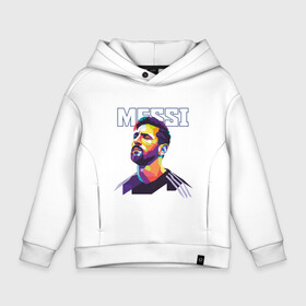 Детское худи Oversize хлопок с принтом Messi (Barca) в Рязани, френч-терри — 70% хлопок, 30% полиэстер. Мягкий теплый начес внутри —100% хлопок | боковые карманы, эластичные манжеты и нижняя кромка, капюшон на магнитной кнопке | Тематика изображения на принте: argentina | barca | barcelona | football | lionel | messi | spain | sport | аргентина | барса | барселона | гол | золотой мяч | игрок | испания | камп ноу | лионель | месси | мяч | спорт | тренер | футбол | чемпион |