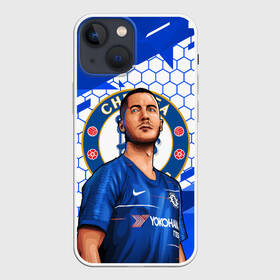 Чехол для iPhone 13 mini с принтом ЭДЕН АЗАР   CHELSEA   ЧЕЛСИ в Рязани,  |  | chelsea | eden michael hazard | football | real madrid | sport | uefa | реал мадрид | сборная бельгии. | спорт | уефа | футбол | хазард | челси | эден азар