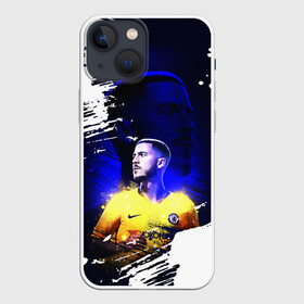 Чехол для iPhone 13 mini с принтом ЭДЕН АЗАР   EDEN HAZARD в Рязани,  |  | chelsea | eden michael hazard | football | real madrid | sport | uefa | реал мадрид | сборная бельгии. | спорт | уефа | футбол | хазард | челси | эден азар