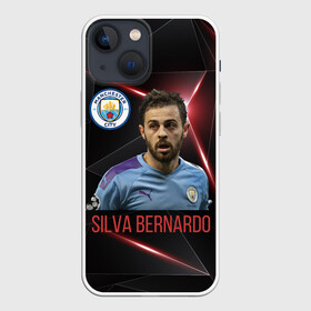 Чехол для iPhone 13 mini с принтом Silva Bernardo Манчестер Сити в Рязани,  |  | manchester city | бернарду силва | манчестер сити | сборная португалии | футбол | футболист
