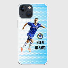 Чехол для iPhone 13 mini с принтом Эден Азар в Рязани,  |  | chelsea | eden hazard | football | real madrid | sport | азар эден | бельгия | известные личности | мужчинам | реал мадрид | сборная бельгии | спорт | спортсмены | футболист | хобби | челси