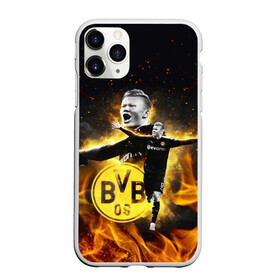 Чехол для iPhone 11 Pro Max матовый с принтом ЭРЛИНГ ХОЛАНД / ERLING HAALAND в Рязани, Силикон |  | borussia | erling braut haaland | football | sport | uefa | боруссия | сборная норвегии. | спорт | уефа | футбол | эрлинг холанд