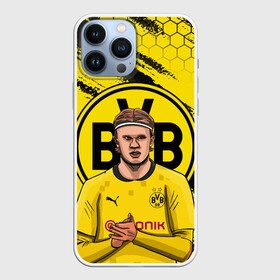 Чехол для iPhone 13 Pro Max с принтом ЭРЛИНГ ХОЛАНД   ERLING HAALAND в Рязани,  |  | borussia | erling braut haaland | football | sport | uefa | боруссия | сборная норвегии. | спорт | уефа | футбол | эрлинг холанд