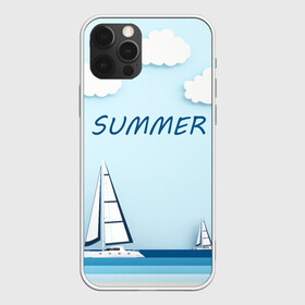 Чехол для iPhone 12 Pro Max с принтом ПАРУСНИКИ | SUMMER (Z) в Рязани, Силикон |  | ship | ships | summer | кораблик | кораблики | корабль | летняя | лето | лодочка | мореход | одинокая лодка | парусник | судно | яхта | яхты