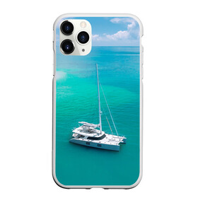 Чехол для iPhone 11 Pro матовый с принтом ПАРУСНИК | SAILBOAT (Z) в Рязани, Силикон |  | boat | sailboat | ship | ships | кораблик | кораблики | корабль | лагуна | лодка | лодочка | мореход | одинокая лодка | парус | парусник | судно | яхта | яхты