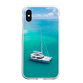 Чехол для iPhone XS Max матовый с принтом ПАРУСНИК | SAILBOAT (Z) в Рязани, Силикон | Область печати: задняя сторона чехла, без боковых панелей | boat | sailboat | ship | ships | кораблик | кораблики | корабль | лагуна | лодка | лодочка | мореход | одинокая лодка | парус | парусник | судно | яхта | яхты