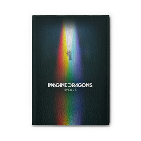 Обложка для автодокументов с принтом Imagine Dragons Evolve в Рязани, натуральная кожа |  размер 19,9*13 см; внутри 4 больших “конверта” для документов и один маленький отдел — туда идеально встанут права | believer | dan reynolds | dragons | evolve | imagine | indie | pop | rock | имежин дрэгонс | инди | поп | рок