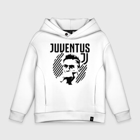 Детское худи Oversize хлопок с принтом Juventus Paulo Dybala в Рязани, френч-терри — 70% хлопок, 30% полиэстер. Мягкий теплый начес внутри —100% хлопок | боковые карманы, эластичные манжеты и нижняя кромка, капюшон на магнитной кнопке | 10 | ac milan | champions | fifa | juve | juventus | juvi | paulo dybala | soccer | uefa | дубала | лига чемпионов | номер | пауло дибала | сборная аргентины | спорт | уефа | фифа | фк | футбол | футболист | футбольный клуб | 