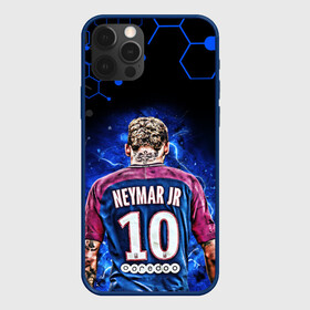 Чехол для iPhone 12 Pro с принтом НЕЙМАР / NEYMAR JR / НЕОН в Рязани, силикон | область печати: задняя сторона чехла, без боковых панелей | football | neymar | paris saint germain football club | sport | uefa | неймар | неймар да силва сантос жуниор | пари сен жермен | псж | сборная бразилии | спорт | уефа. | футбол