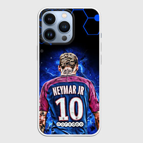 Чехол для iPhone 13 Pro с принтом НЕЙМАР   NEYMAR JR   НЕОН в Рязани,  |  | football | neymar | paris saint germain football club | sport | uefa | неймар | неймар да силва сантос жуниор | пари сен жермен | псж | сборная бразилии | спорт | уефа. | футбол