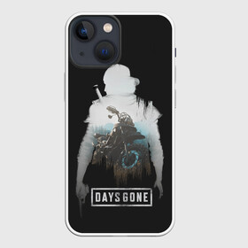 Чехол для iPhone 13 mini с принтом Days gone силуэт Дикона в Рязани,  |  | action | animals | days gone | deacon | gamer | games | nextgen | pandemic | pc | player | playstation | ps 5 | steam | top | valve | weapon | xbox | zombie | валв | видео игры | животные | жизнь после | зомби | игрок | иксбокс | некстген | оружи