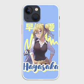 Чехол для iPhone 13 mini с принтом Hayasaka в Рязани,  |  | anime | chika | chika fujiwara | kaguya | kaguya shinomiya | love | love detective | love is war | miyuki | shinomiya | аниме | анимэ | кагуя | любовь | любовь   это война | чика