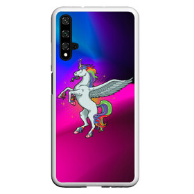 Чехол для Honor 20 с принтом Единорог | Unicorn (Z) в Рязани, Силикон | Область печати: задняя сторона чехла, без боковых панелей | unicorn | unicornis | вымышленное существо | единорог | инрог | каркаданн | мифическое существо | моноцерос | нарвал | радужное | радужный | существо