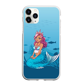 Чехол для iPhone 11 Pro матовый с принтом Mermaid | Русалка | Русалочка в Рязани, Силикон |  | mermaid | naiad | nymph | rusalka | ведява | водяница | восточнославянская мифология | дух | лесовица | мифология | морская дева | нимфа | русал | русалии | русалка | русалочка | ундина | фараонка