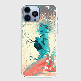 Чехол для iPhone 13 Pro Max с принтом Русалочка | Mermaid (Z) в Рязани,  |  | mermaid | naiad | nymph | rusalka | ведява | водяница | восточнославянская мифология | дух | лесовица | мифология | морская дева | нимфа | русал | русалии | русалка | русалочка | ундина | фараонка