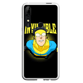 Чехол для Honor P Smart Z с принтом Invincible в Рязани, Силикон | Область печати: задняя сторона чехла, без боковых панелей | Тематика изображения на принте: invincible | комикс | марк грейсон | мультсериал | неуязвимый | супергерой