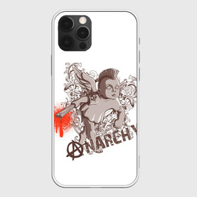 Чехол для iPhone 12 Pro Max с принтом АНГЕЛ АНАРХИИ в Рязани, Силикон |  | anarchy | angel | art | blood | punk | анархия | ангел | ирокез | кровь | крылья | культура | мальчик | панк | символ | узор