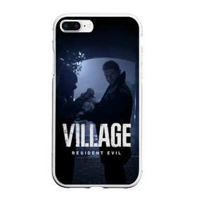 Чехол для iPhone 7Plus/8 Plus матовый с принтом RESIDENT EVIL VILLAGE в Рязани, Силикон | Область печати: задняя сторона чехла, без боковых панелей | Тематика изображения на принте: resident evil | resident evil 8 village | village | вампиры | димитреску | леди | резидент | эвил