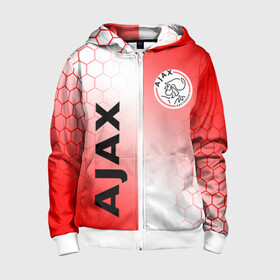 Детская толстовка 3D на молнии с принтом FC AJAX AMSTERDAM / ФК АЯКС в Рязани, 100% полиэстер |  манжеты и пояс оформлены широкой мягкой резинкой, двухслойный капюшон со шнурком для регулировки, спереди карманы и застежка-молния
 | ajax amsterdam | fifa | football | football club. | sport | uefa | английская премьер лига | аякс амстердам | лига финал | матч | спорт | уефа | финал | фифа | футбол | футбольный клуб